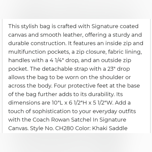 Coach purse - Picture 9 of 9